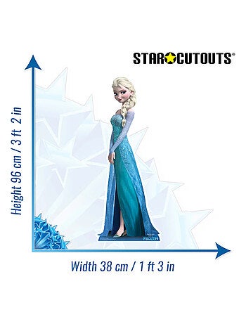 Figurine en carton Disney La Reine des Neiges Elsa (Mini Format) Hauteur 96 cm