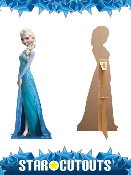 Figurine en carton Disney La Reine des Neiges Elsa (Mini Format) Hauteur 96 cm - Kiabi