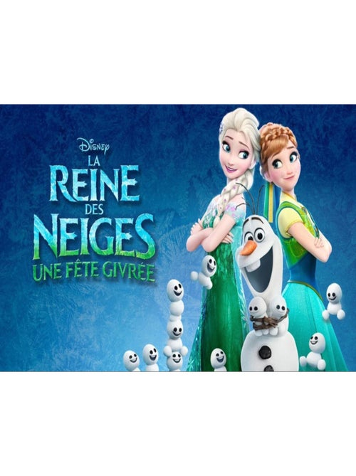 Figurine en carton Disney La Reine des Neiges : Une fête givrée Elsa Hauteur 155 CM - Kiabi