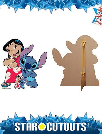 Figurine en carton Disney Lilo et Stitch les bras croisés- 114 cm