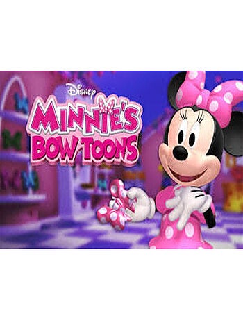 Figurine en carton Disney Minnie avec une robe rose à pois blanc et le chaton Figaro qui sourient 89