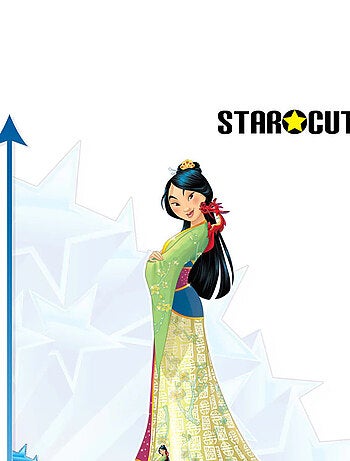 Figurine en carton Disney Mulan et Mushu Hauteur 177 cm