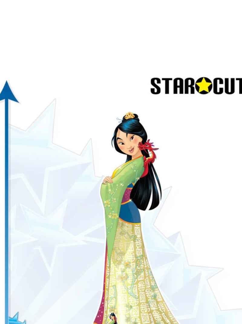 Figurine en carton Disney Mulan et Mushu Hauteur 177 cm Vert - Kiabi