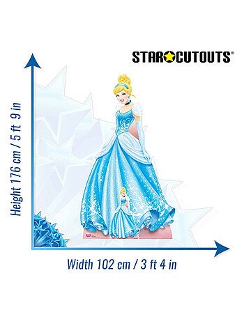 Figurine en carton Disney Princesse Cendrillon H 176 CM