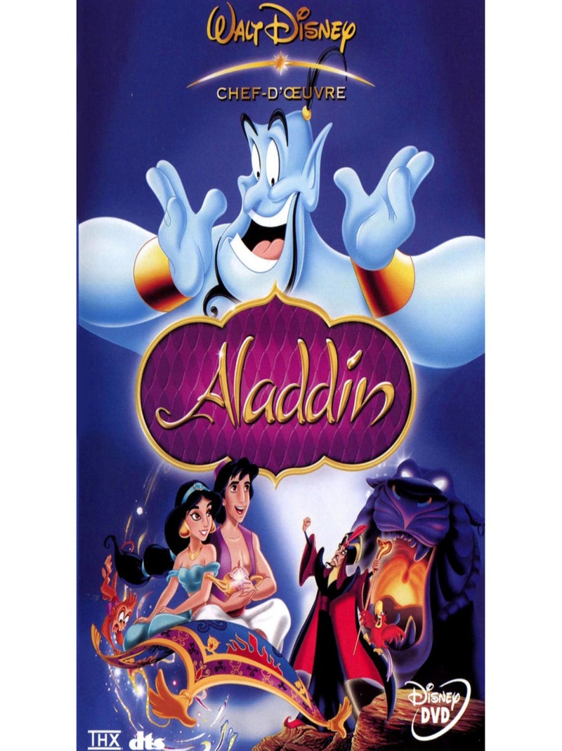 Figurine en carton Disney Princesse Jasmine et Aladdin Hauteur 89 cm Bleu - Kiabi