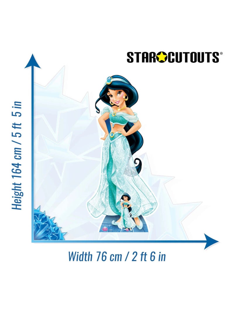 Figurine en carton  Disney Princesse Jasmine H 163 CM Bleu - Kiabi