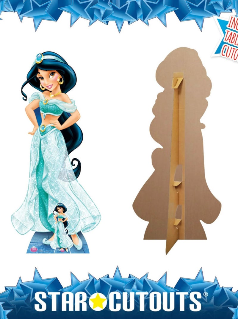 Figurine en carton  Disney Princesse Jasmine H 163 CM Bleu - Kiabi