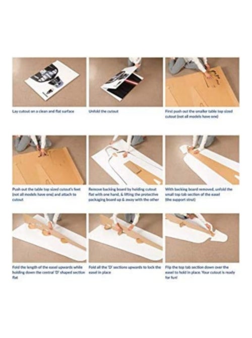 Figurine en carton  Disney Princesse Raiponce H 161 CM - Kiabi