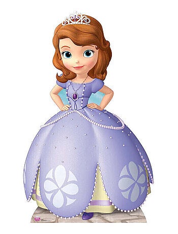 Figurine en carton Disney Princesse Sofia les mains sur les hanches - Haut 150 CM