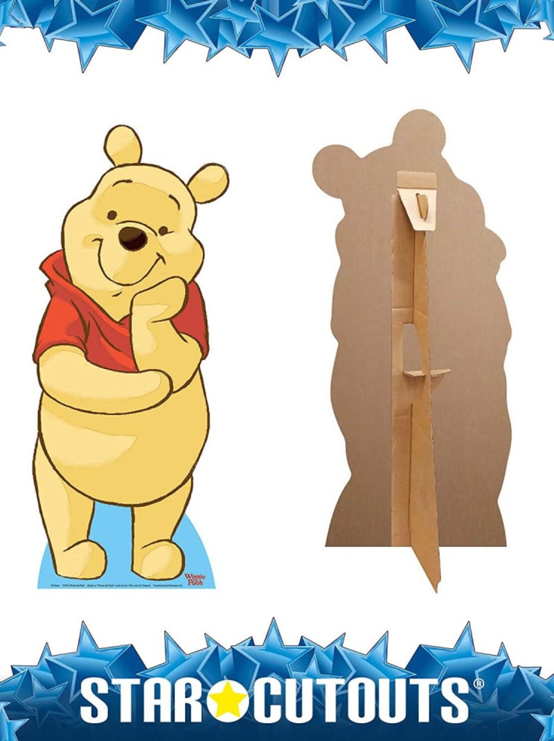 Figurine en carton  Disney Winnie l'Ourson H 91 CM Jaune - Kiabi