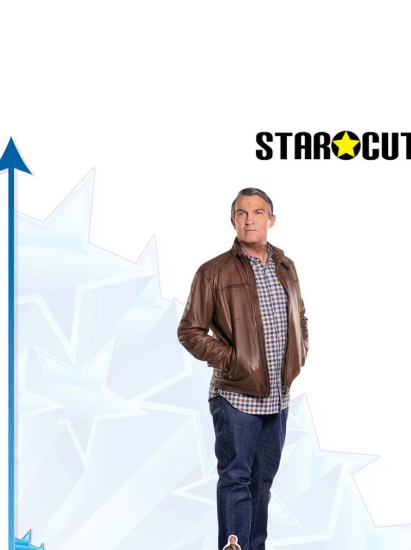 Figurine en carton DOCTOR WHO Bradley Walsh (Graham) Lifesize Carton Cutout Doctor Who Hauteur 176 c Marron - Kiabi