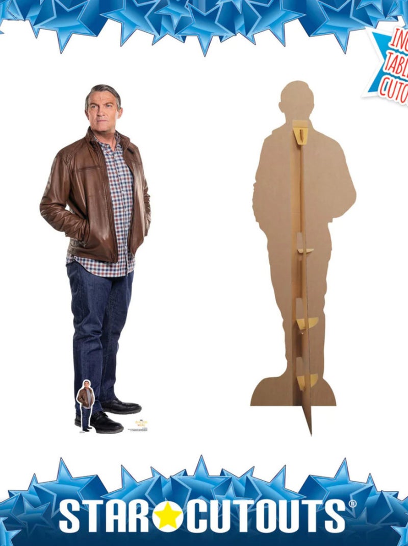 Figurine en carton DOCTOR WHO Bradley Walsh (Graham) Lifesize Carton Cutout Doctor Who Hauteur 176 c Marron - Kiabi