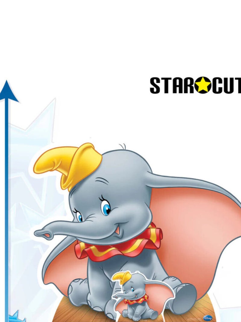 Figurine en carton  Dumbo Hauter 74 CM Gris - Kiabi