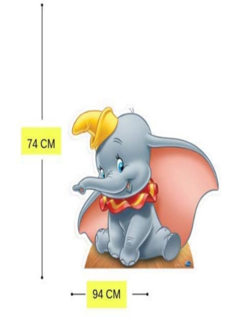 Figurine en carton  Dumbo Hauter 74 CM Gris - Kiabi