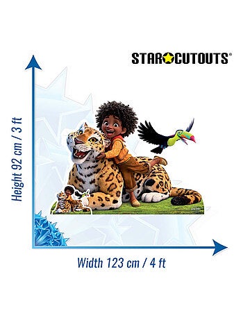 Figurine en carton Encanto : Famille Madrigal Antonio - H 92 cm