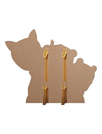 Figurine en carton figurine en carton Baby boss les triplés Fred, Eric et Frédéric bébé jaune, vert