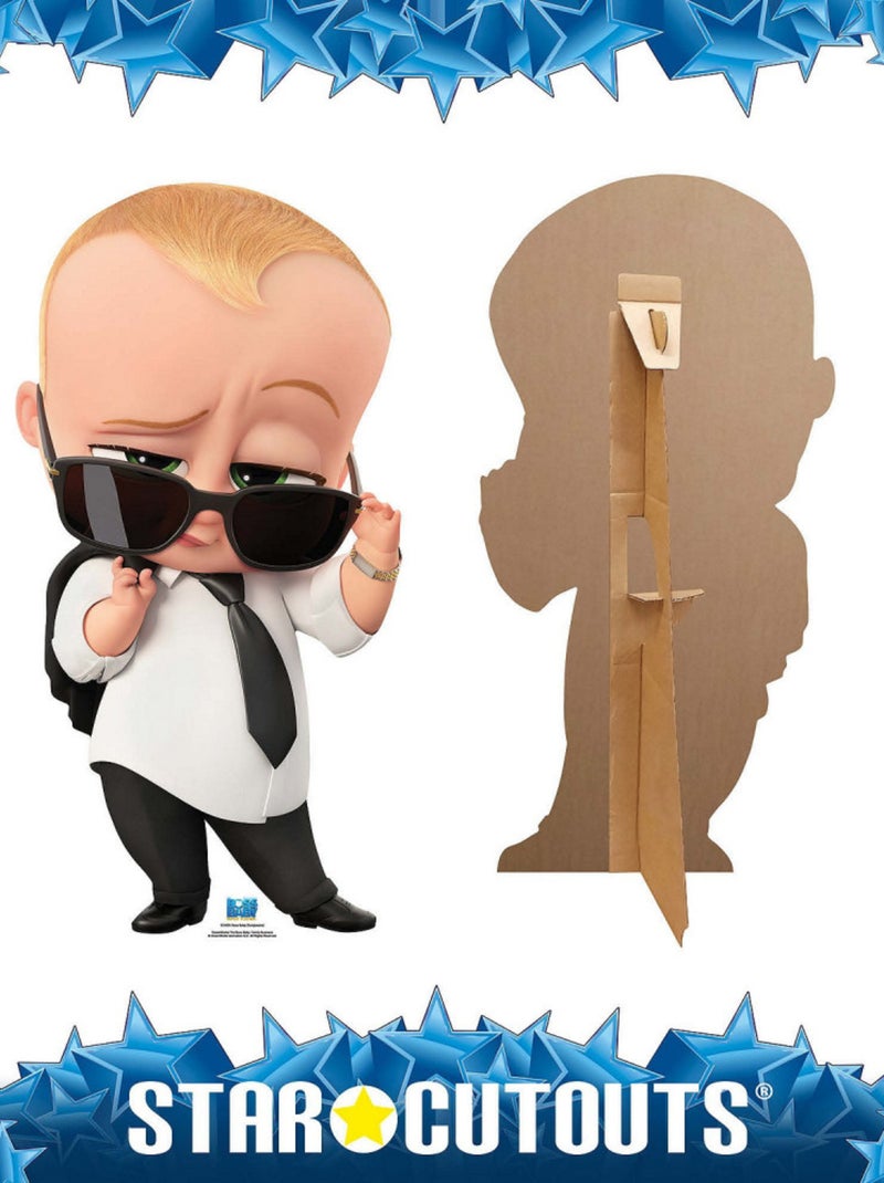 Figurine en carton figurine en carton Baby boss lunettes de soleil veste sur l'epaule - Haut 90 cm Multicolore - Kiabi