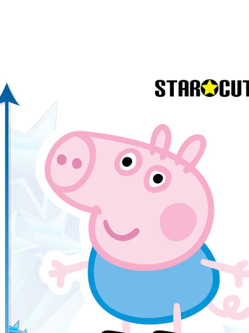 Figurine en carton Georges Peppa Pig Hauteur 60 CM Rose - Kiabi