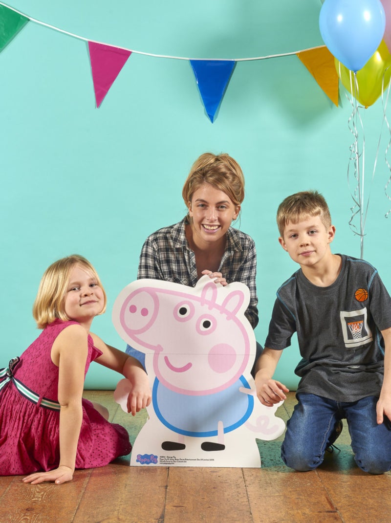 Figurine en carton Georges Peppa Pig Hauteur 60 CM Rose - Kiabi