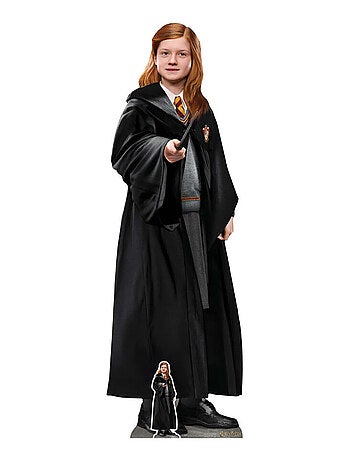 Figurine en carton Ginny Weasley avec baguette magique en uniforme Griffondor Film Harry Potter 168