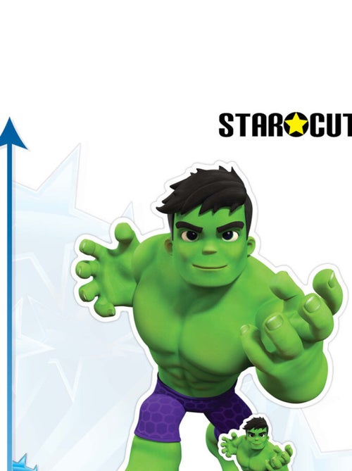 Figurine en carton Hulk – Spidey et ses amis extraordinaires - Haut 95 cm - Kiabi