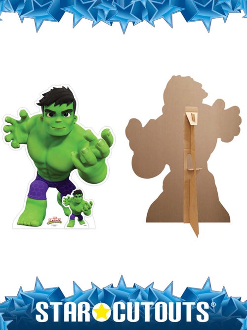 Figurine en carton Hulk – Spidey et ses amis extraordinaires - Haut 95 cm - Kiabi