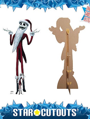 Figurine en carton Jack Skellington en Costume de Noël - L'Etrange Noël de Monsieur Jack - Haut 188