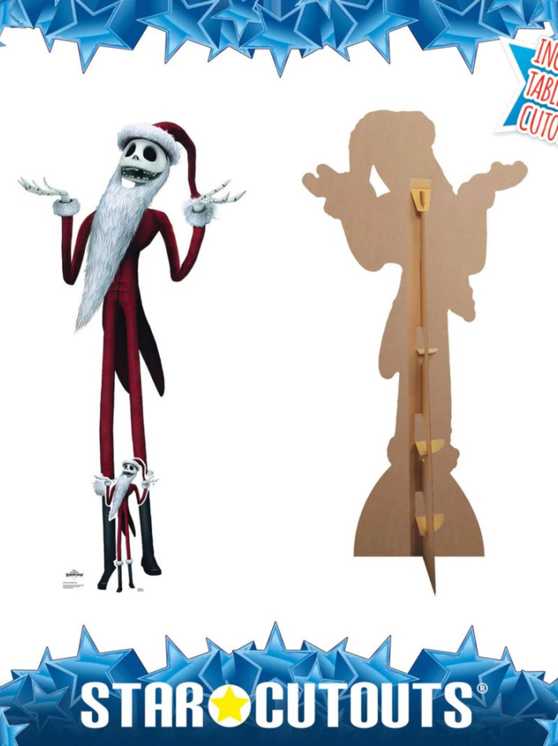 Figurine en carton Jack Skellington en Costume de Noël - L'Etrange Noël de Monsieur Jack - Haut 188 Noir Noir - Kiabi