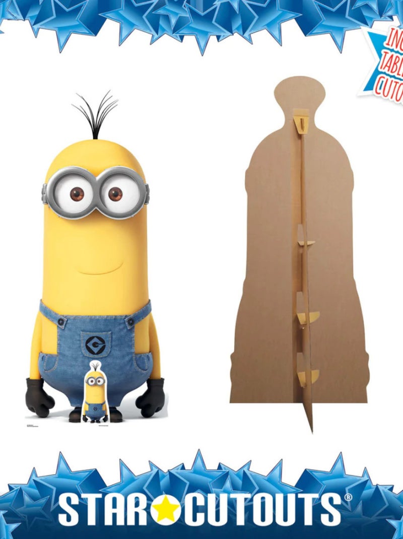 Figurine en carton Kevin Les Minions Hauteur 180 cm Jaune - Kiabi