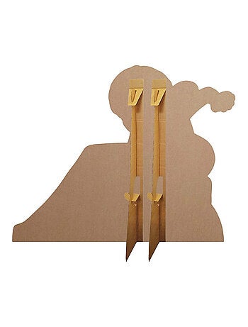 Figurine en carton Ladybug Position Accroupie - Miraculous Ladybug et Chat une mini-figurine H 93 cm