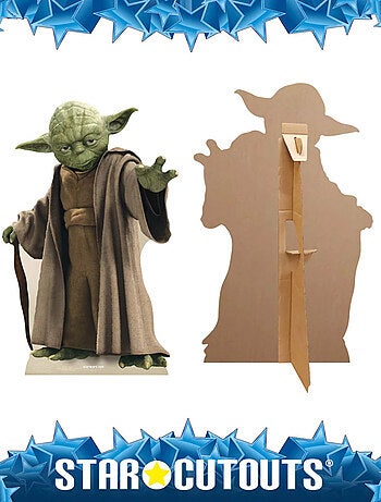 Figurine en carton Maitre Yoda Star Wars Hauteur 76 cm