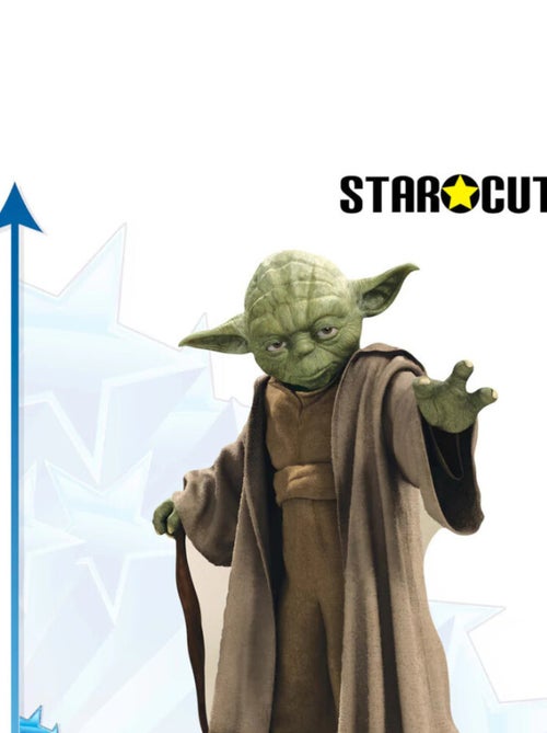 Figurine en carton Maitre Yoda Star Wars Hauteur 76 cm - Kiabi