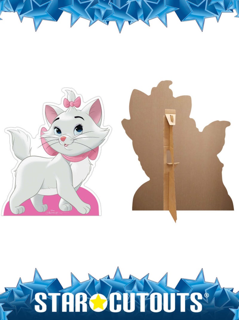 Figurine en carton Marie Disney Les Aristochats - Haut 85 cm Blanc - Kiabi