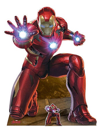 Figurine en carton Marvel - Iron Man Hauteur 133 CM