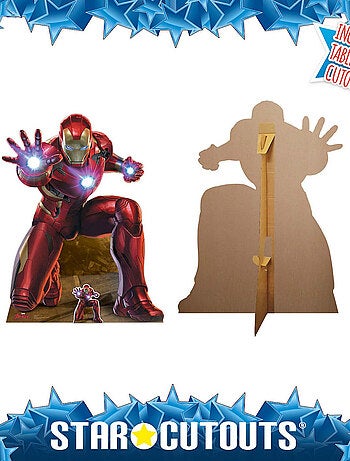 Figurine en carton Marvel - Iron Man Hauteur 133 CM