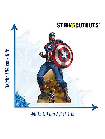 Figurine en carton Marvel Comics Captain America H 184 CM