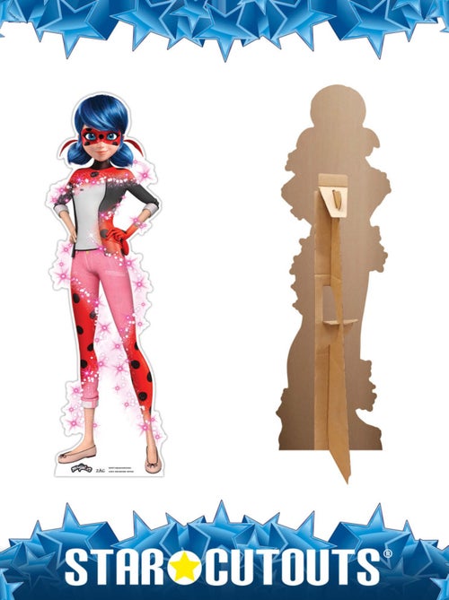 Figurine en carton – Miraculous - Ladybug en Transformation - Haut 88 cm - Kiabi