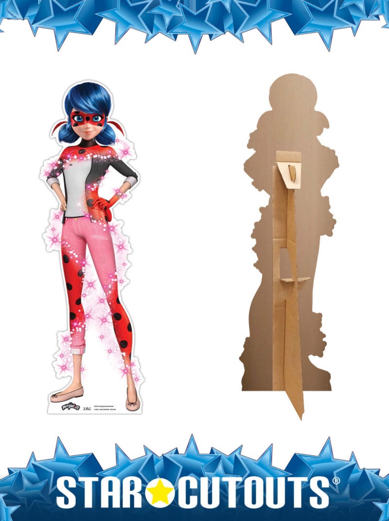 Figurine en carton – Miraculous - Ladybug en Transformation - Haut 88 cm Multicolore - Kiabi
