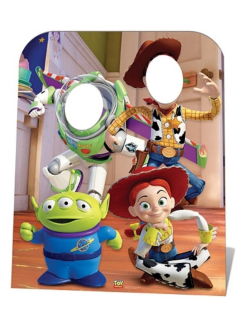 Figurine en carton Passe Tête Toy Story Hauteur 100 cm Bleu - Kiabi