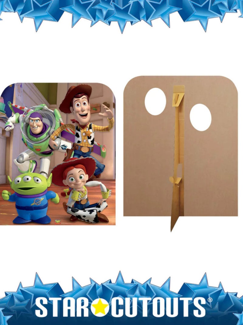 Figurine en carton Passe Tête Toy Story Hauteur 100 cm Bleu - Kiabi