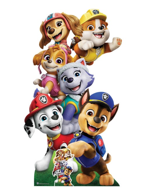 Figurine en carton pat'patrouille 6 personnages vertical - Haut 164 cm - Kiabi