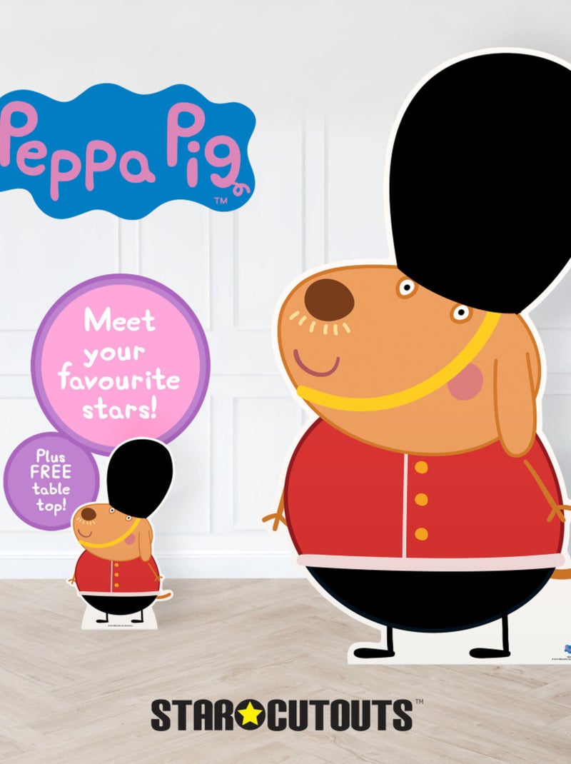 Figurine en carton – Peppa Pig - Garde Royal - Haut 162 cm Rouge - Kiabi