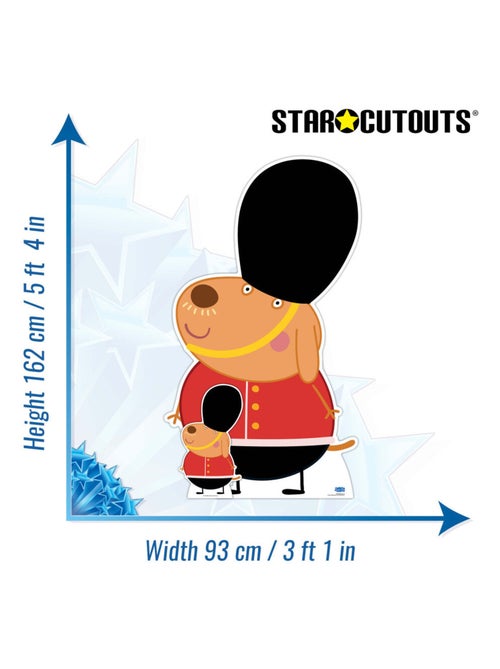 Figurine en carton – Peppa Pig - Garde Royal - Haut 162 cm - Kiabi