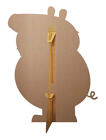 Figurine en carton Peppa Pig - Papa Pig arc en ciel et palmier - Haut121 cm