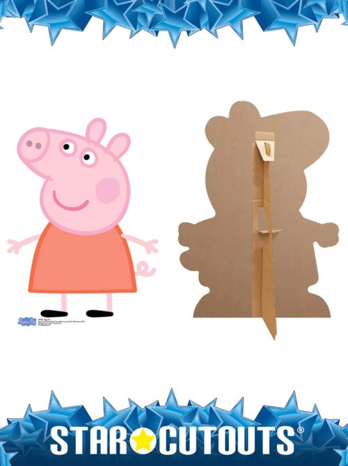 Figurine en carton Peppa Pig Hauteur 83 cm - Kiabi