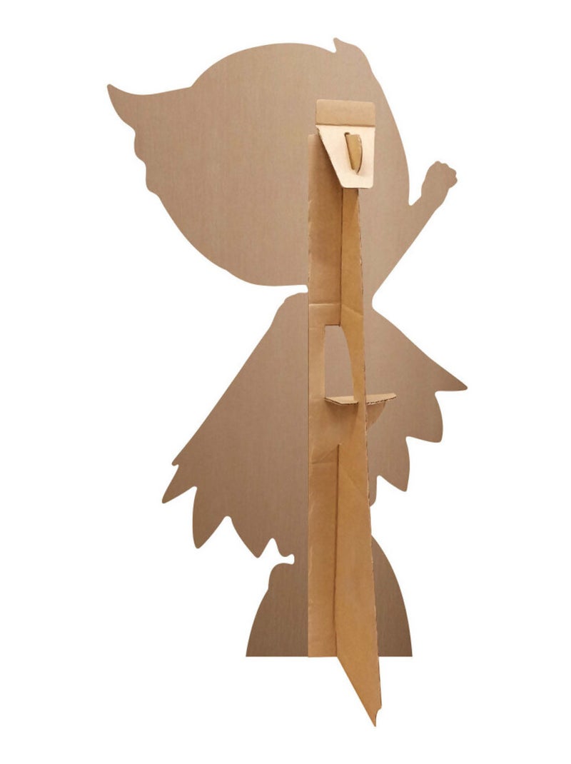 Figurine en carton Pyjamasques BIBOU prête au décollage  - Haut - 85 cm Rouge - Kiabi