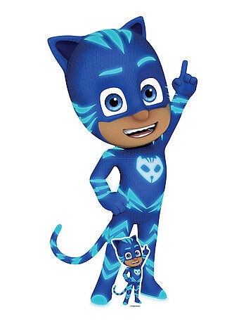 Figurine en carton Pyjamasques Yoyo le doigt levé - Haut - 93 cm