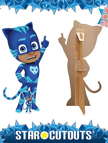 Figurine en carton Pyjamasques Yoyo le doigt levé - Haut - 93 cm