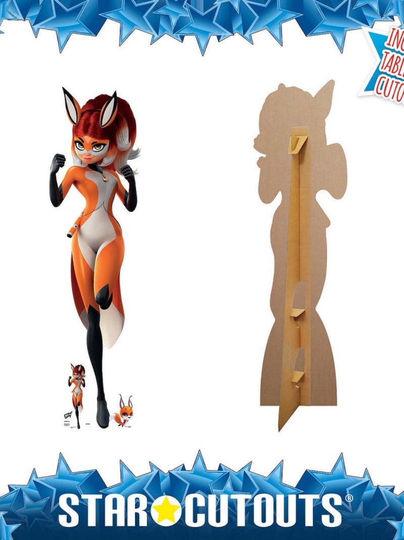 Figurine en carton Rena Rouge - Miraculous Ladybug et Chat une mini-figurine- H 156 cm Multicolore - Kiabi