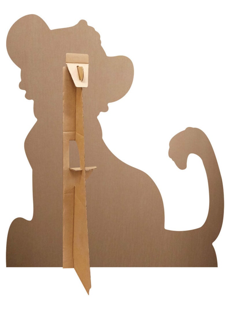 Figurine en carton – Simba - Le Roi Lion - Haut 84 cm Orange - Kiabi